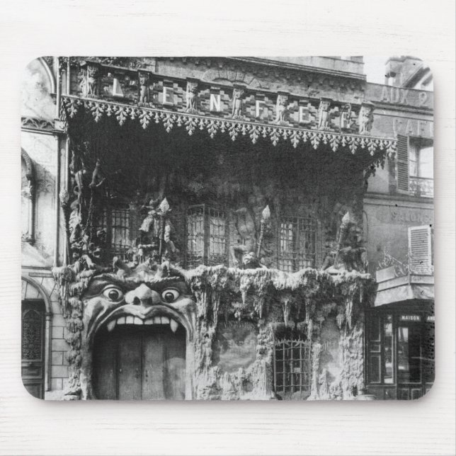 The Cabaret de 'l'Enfer' in Paris Mouse Mat (Front)