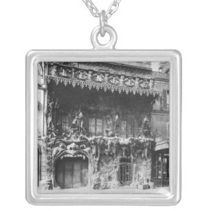 The Cabaret de 'l'Enfer' in Paris Silver Plated Necklace