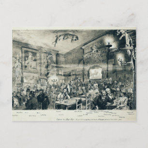 The Cabaret du Chat Noir, 1886 Postcard