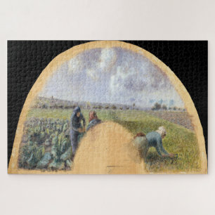 The Cabbage Gatherers by Camille Pissarro Jigsaw Puzzle
