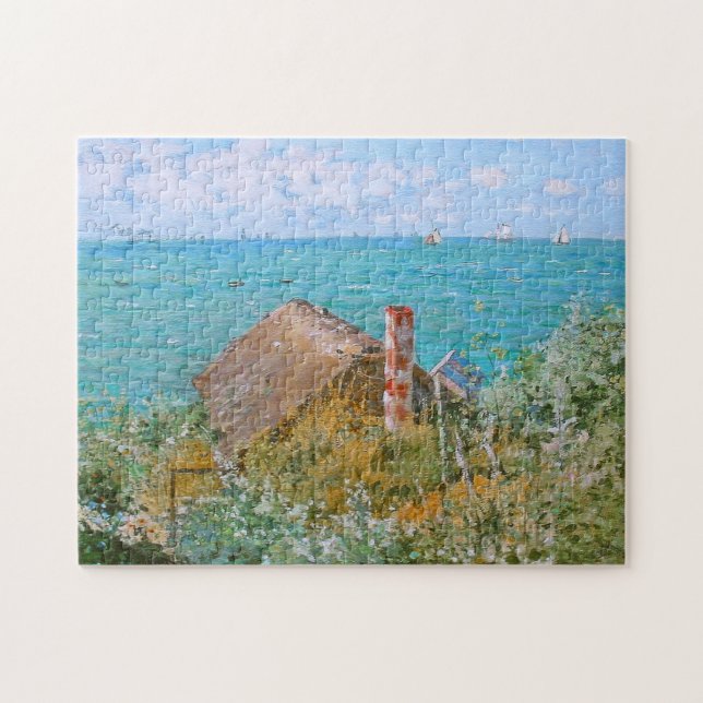 The Cabin at Sainte-Adresse Monet Fine Art Jigsaw Puzzle (Horizontal)