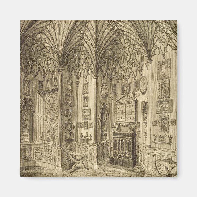 The Cabinet, engraved by T. Morris, from 'Descript Magnet (Front)