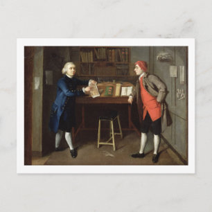 The Cabinet-Makers (oil on canvas) Postcard