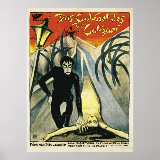 The Cabinet of Dr Caligari movie Poster (Front)