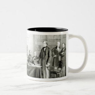The Cabinet of Lord Derby of 1867, 1868 Two-Tone Coffee Mug