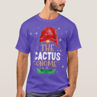 The cactus Gnome Family Matching Christmas Outfit  T-Shirt