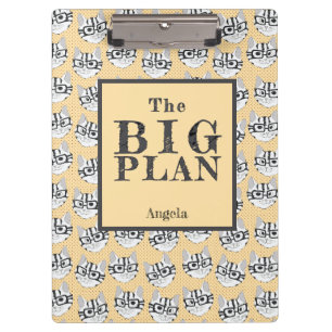 The Cadstudios The Big Plan Beige Clipboard
