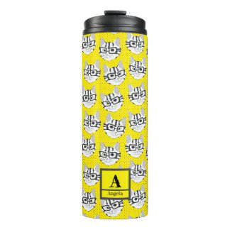 The Cadstudios Yellow Thermal Tumbler