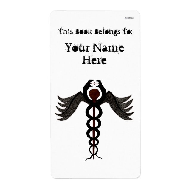 The Caduceus (Bookplate) (Front)