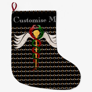 The Caduceus (Full Colour) Large Christmas Stocking