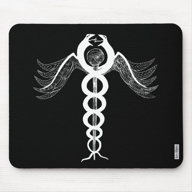 The Caduceus Mouse Mat (Front)