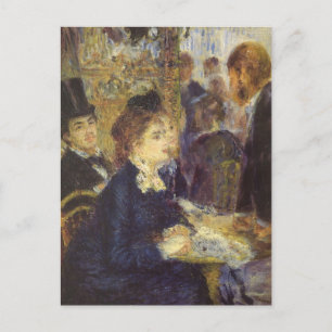 The Cafe by Pierre Renoir, Vintage Impressionism Postcard
