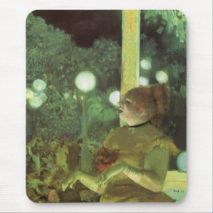 The Cafe Concert by Edgar Degas, Vintage Fine Art Mouse Mat