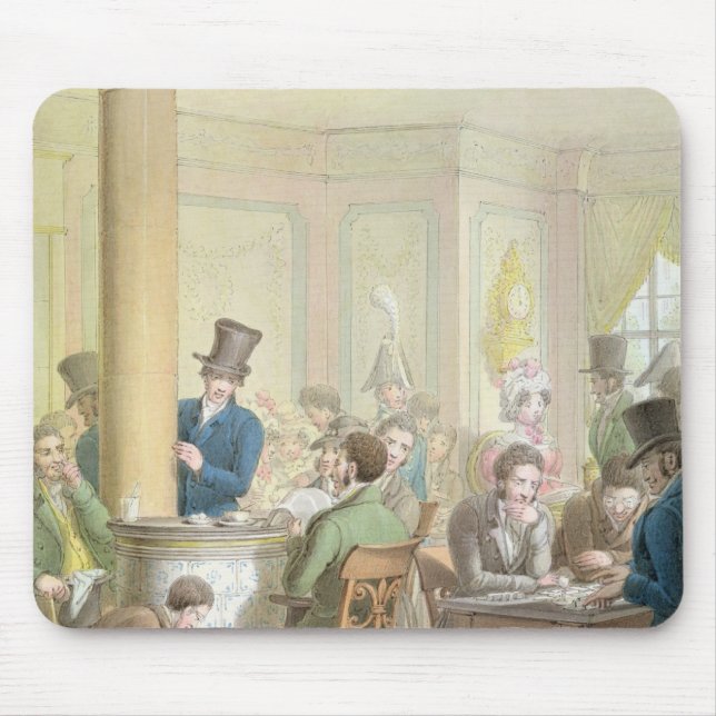 The Cafe de Commerce, from 'Tableau de Paris' Mouse Mat (Front)