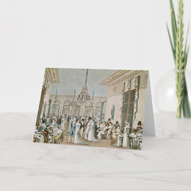 The Cafe Frascati in 1807 Card (Front)