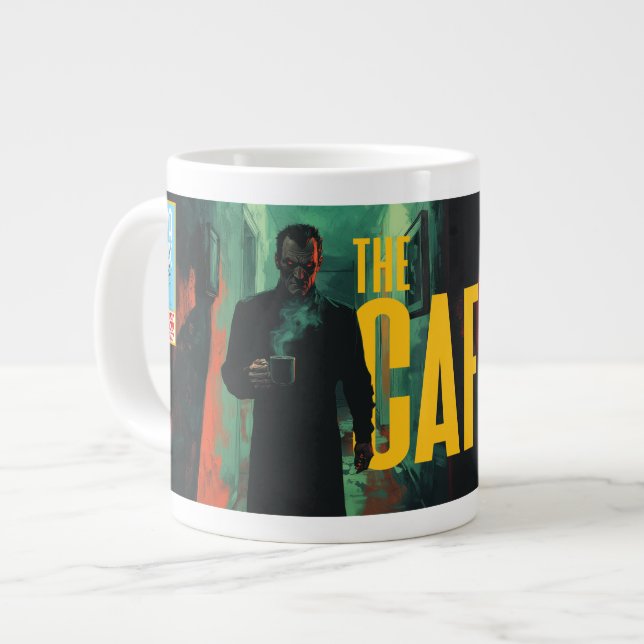 The Caffiend (Variant Cover B) Large Coffee Mug (Front Left)