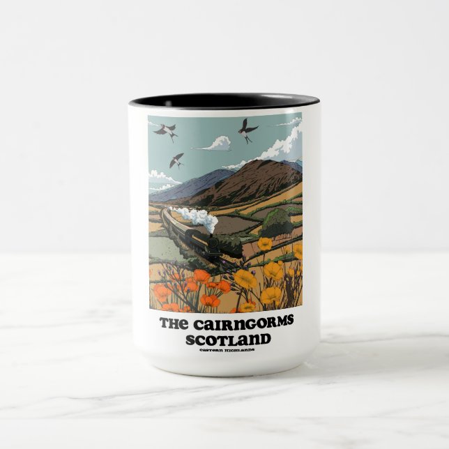 The Cairngorms Scotland  Mug (Center)