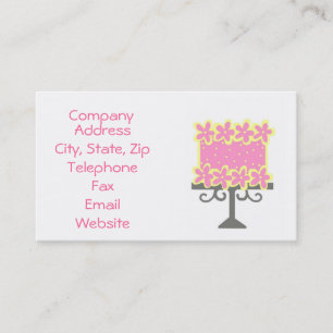 The cake business cards