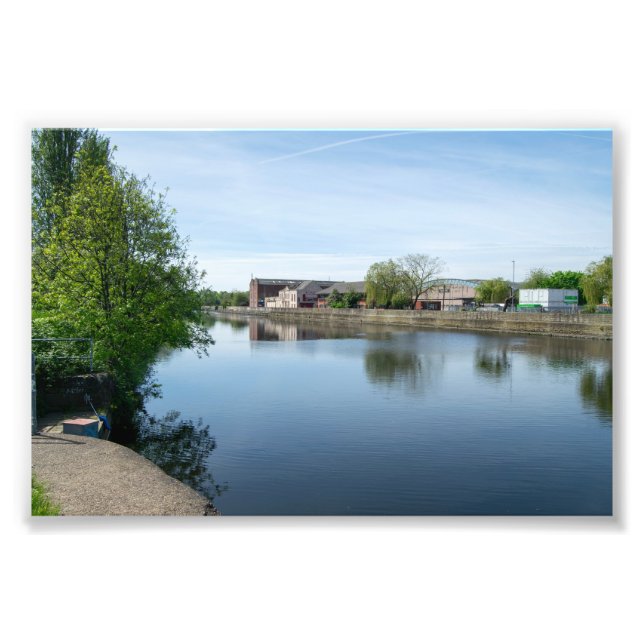 The Calder & Hebble Navigation, Wakefield Photo Print (Front)