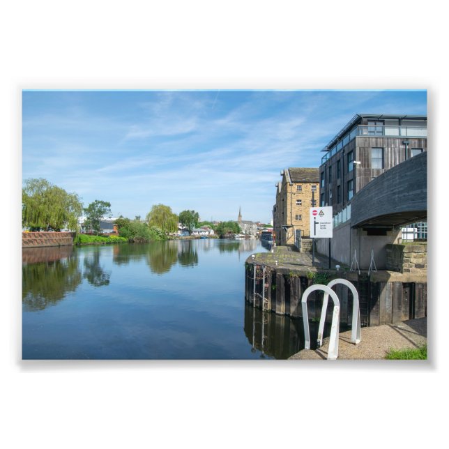 The Calder & Hebble Navigation, Wakefield Photo Print (Front)