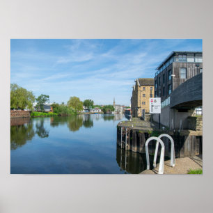 The Calder & Hebble Navigation, Wakefield Poster