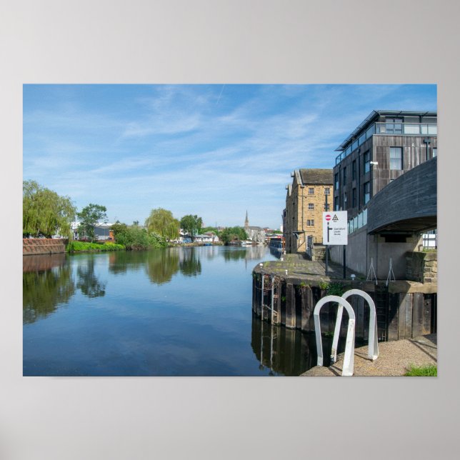 The Calder & Hebble Navigation, Wakefield Poster (Front)