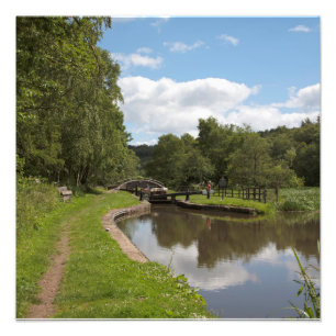 The Caldon Canal Cheddleton  Staffordshire Photo Print