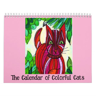 The Calendar of Colourful Cats