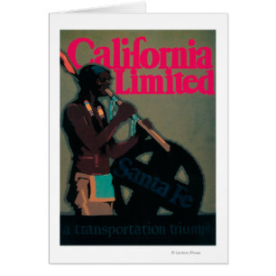 The California Limited Train Travel Poster