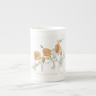 'The California Poppy' China Mug