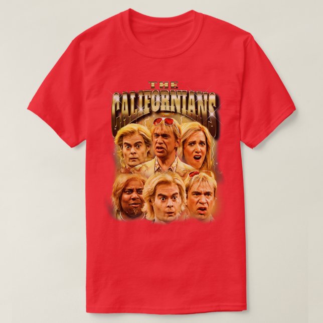 The Californians 90s bootleg design T-Shirt (Design Front)