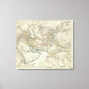 The Caliph's empire at its biggest - East Canvas Print