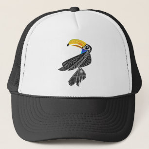 The call echoed trucker hat