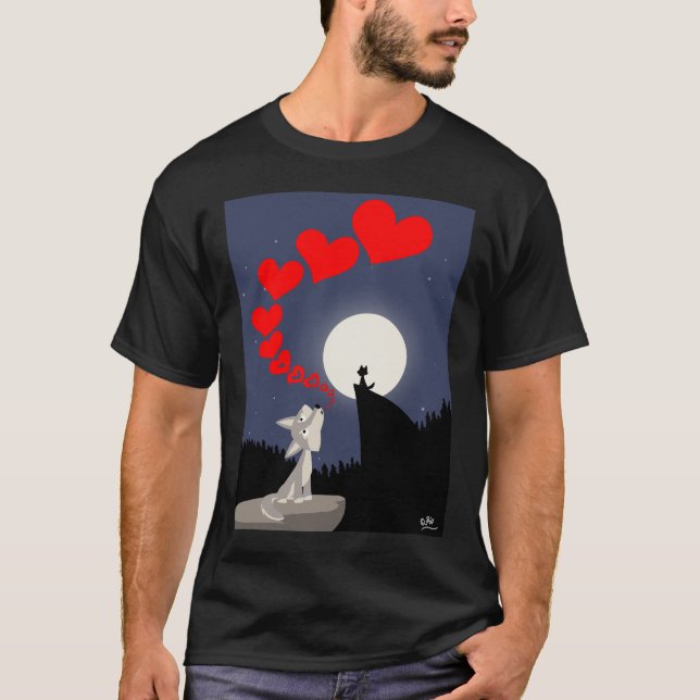 The Call of Love T-shirt (design on the front) (Front)