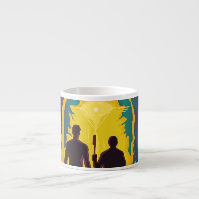 The Call of the Arcane Path Espresso Cup (Front)