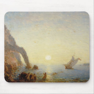 The Call of the Sirens (oil on canvas) Mouse Mat