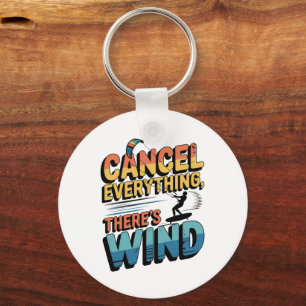 The Call of the Wind - Kite Surfing Passion Key Ring