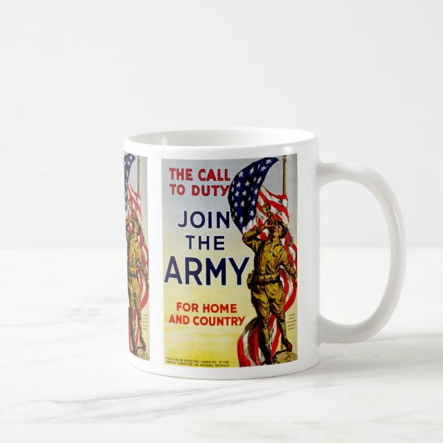 The Call to Duty ~ Join the Army Coffee Mug (Right)