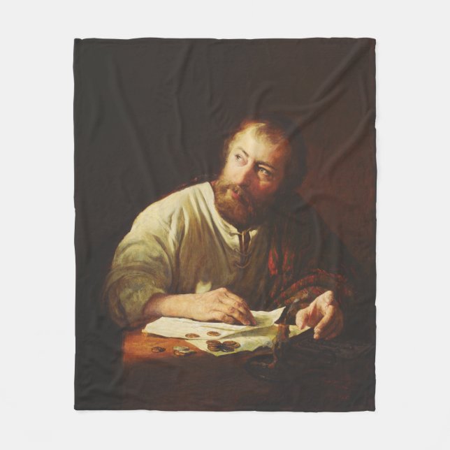 The Calling of Saint Matthew Fine Art Fleece Blanket (Front)