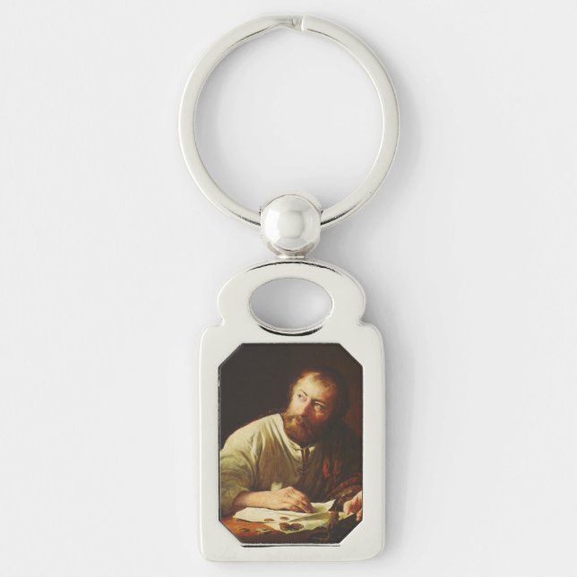 The Calling of Saint Matthew Fine Art Key Ring (Front)