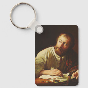 The Calling of Saint Matthew Fine Art Key Ring