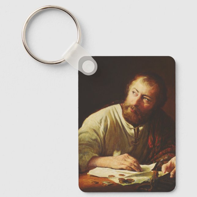 The Calling of Saint Matthew Fine Art Key Ring (Front)