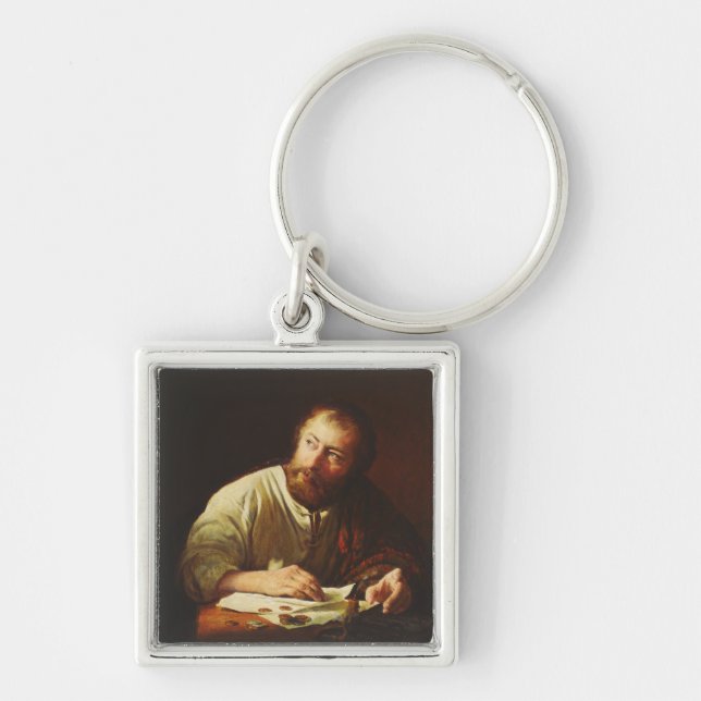 The Calling of Saint Matthew Fine Art Key Ring (Front)