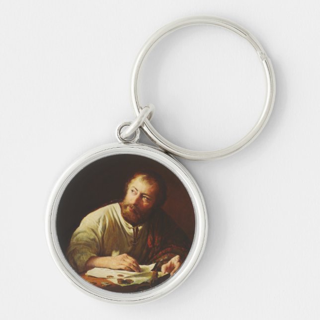 The Calling of Saint Matthew Fine Art Key Ring (Front)