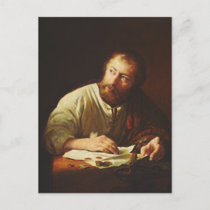 The Calling of Saint Matthew Fine Art Postcard