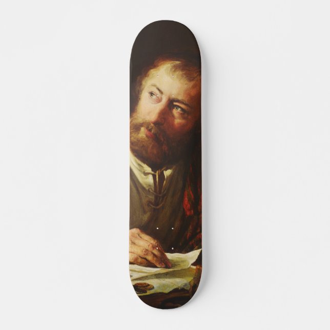 The Calling of Saint Matthew Fine Art Skateboard (Front)