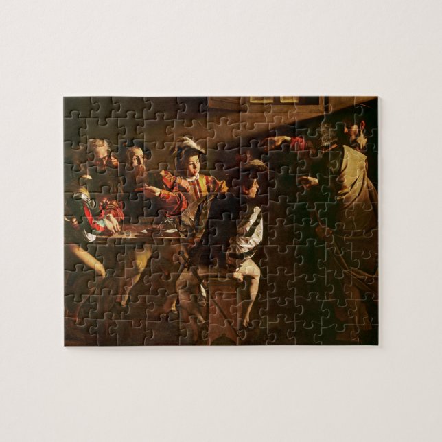 The Calling of St. Matthew, c.1598-1601 Jigsaw Puzzle (Horizontal)