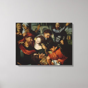 The Calling of St. Matthew Canvas Print