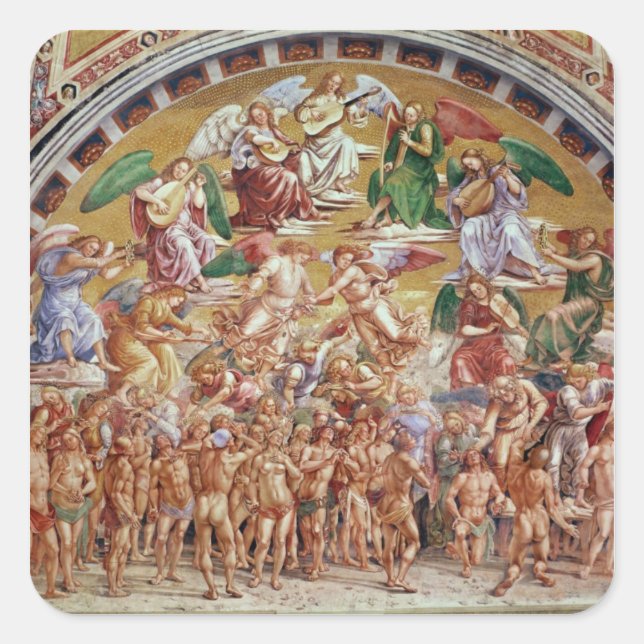 The Calling of the Chosen to Heaven Square Sticker (Front)