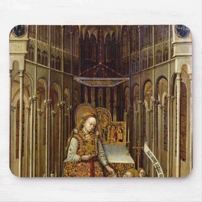 The Calling of the Virgin Mouse Mat (Front)
